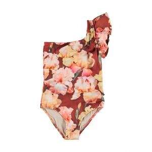 NEW MOLO girl's nitt swimsuit in iris